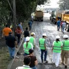 Marcela Aguiñaga denunció que no permitieran a la Prefectura continuar con las labores sobre el puente.