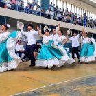 Bailes folclóricos se realizaron en el encuentro.