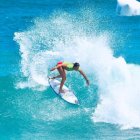 LA SURFISTA ECUATORIANA DOMINIC BARONA OBTUVO EL TERCER LUGAR EN LA COMPETENCIA REALIZADA EN RÍO DE JANEIRO, BRASIL |