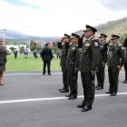 Agenda. El ministro del Interior participó en la condecoración a ciertos policías en servicio pasivo en Quito.