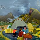 Muestra. La exposición abrió en el Centro Cultural Benjamín Carrión.