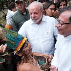 Los mandatarios se unieron para dialogar sobre el tema de la selva