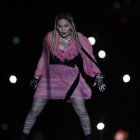 La cantante Madonna durante un concierto en Colombia.