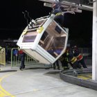 Intento. Se trató por horas reactivar las góndolas pero no fue posible.