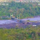 Imagen referencial. El puente que está sobre el río Upano, en Morona Santiago.