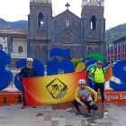 Baños fue uno de los puntos recorridos en Tungurahua.