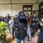 Personal de la Fiscalía realiza un allanamiento al Tribunal Supremo Electoral en Ciudad de Guatemala, la mañana de este jueves 11 de julio.