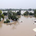 Varias zonas de Nueva Delhi están devastadas tras las inundaciones.