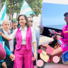 El rosa no se escapa de políticos ni de jugadores