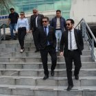 Informe. Este miércoles el perito Roberto Meza fue a Criminalística a un reconocimiento de cadena de custodia.