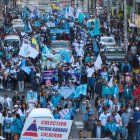 Caravana. El camión desde el que la candidata correísta, micrófono en mano, anima a las masas, recorrió esta semana el norte de Quito.