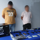 Los presuntos delincuentes fueron detenidos.