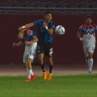 El  mediocampista le pegó un golpe al jugador de Cerro Porteño.