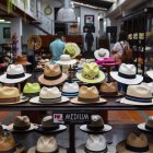 El sombrero de paja toquilla se exhibe en Centro Cultural Ecuatoriano en la capital española acoge la muestra "Hecho en Ecuador".