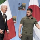 Acto. Estados Unidos buscará apoyar a Ucrania con financiamiento