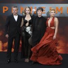 Los actores Matt Damon, Emily Blunt, Cillian Murphy y Florence Pugh en la premiere de Oppenheimer en Londres.