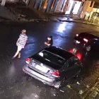 Estos serían los cuatro sujetos, captados por una cámara de seguridad, que habrían perpetrado el crimen