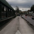 Medidas. Un carril de la vía se cerró como prevención.