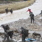 Algunos residentes en esta provincia y la aledaña ciudad de Gwangju tuvieron que ser evacuados hoy por riesgo de desprendimientos.