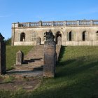 La antigua casa de la gerencia de la compañía francesa que en la segunda mitad del siglo XIX y hasta comienzos del siglo XX procesó el oro extraído en el departamento uruguayo de Rivera.