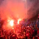 Manifestación en Tel Aviv (Israel) el 18 de julio de 2023 contra la reforma del sistema judicial.