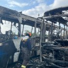 Cinco son las unidades afectadas por el incendio.