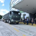 Este 20 de julio de 2023 se hizo los primeros traslados de material electoral desde el IGM hacia la empresa integradora.