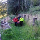 Rescate. Miembros del Cuerpo de Bomberos de Rumiñahui y de la Policía acudieron a brindar ayuda.
