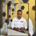 El candidato Bolívar Armijos, en un video de Tik Tok.