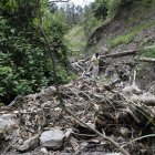 Atentos. Los vecinos de La Comuna vigilan que no hayan bloqueos de cualquier tipo de material en la quebrada.