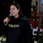 Rosita Saldarriaga apareció en el velorio con un chaleco antibalas.