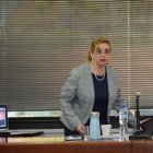 Diligencia. La jueza Daniella Camacho fue sorteada para conocer la demanda de la fiscal.