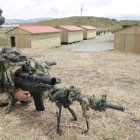 Infraestructura. Las casas fueron donadas por Estados Unidos para los comandos de la Brigada.