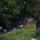 Desechos. El malestar de la gente de estas comunidades recae en la acumulación de todo tipo de basura