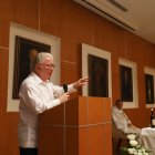 El doctor Galo Martínez Leisker, director de los diarios EXPRESO y EXTRA, se dirigió a los colaboradores y editorialistas para agradecer el esfuerzo de cinco décadas de trabajo.