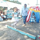Los niños participaron en varias actividades recreativas.