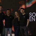 De izquierda a derecha: 
1.- Cesar Molina, gerente general de Uber para Ecuador, Perú y Bolivia
2.- Luis Mogollón, Gerente de operaciones
3.- Manuela Bedoya, gerente de comunicaciones de seguridad para la región Andina, Centroamérica y Caribe
4.- David Minguez, gerente de comunicaciones para Uber en la región Andina