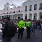 Hasta el cierre de esta nota la marcha no llegaba al centro.