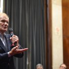 Bill Nelson, administrador de la NASA, durante una charla en la Universidad de Buenos Aires, este jueves 27 de julio.