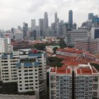 Vista general de la ciudad-Estado asiática de Singapur.