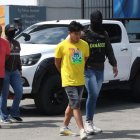 Los detenidos fueron presentados en el Cuartel Modelo de Guayaquil.