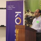 Francisco Prieto, director de Inabio, durante su ponencia en el taller.