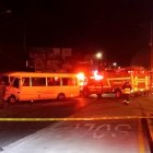 Suceso. Miembros del Cuerpo de Bomberos atendieron la emergencia en el sur de Quito.