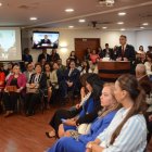 Actividad. Decenas de judiciales de varias provincias llegaron para escuchar el anuncio del presidente del organismo.