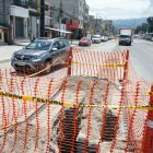 Arreglos. Desde la Epmmop dijeron que la Empresa de Agua realizaba unas reparaciones todavía en la zona