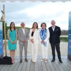 Ejecutivos.- Los representantes del Banco Bolivariano y de  BID Invest y FinDev Canada que firmaron la emisión de bonos azules.