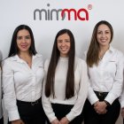 Ejecutivos.- Parte del personal de la empresa Mimma.