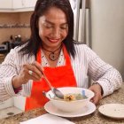 La candidata a asambleísta, Mery Zamora.