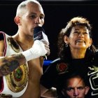 El boxeador tricolor Andrés Muñoz con el título latino de la UBO.