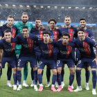 Foto del 11 que saltó a la cancha ante el Inter de Milán.